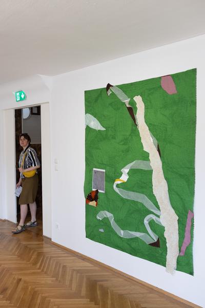 Francis Offman &quot;Weaving Stories&quot; (Secession, 29.5. – 31.8.2025) Foto: eSeL.at - Lorenz Seidler