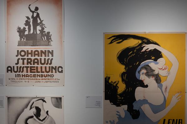 Johann Strauss. Rausch und Ekstase. Feministischer Ausdruckstanz im Plakat 1900-1933 (MAK, 17.6.2025—2.11.2025) Foto: eSeL.at - Lorenz Seidler