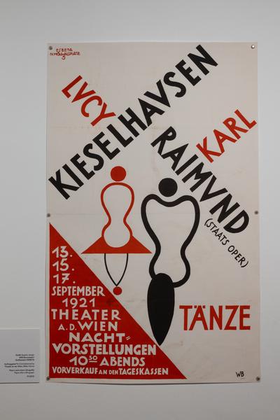 Johann Strauss. Rausch und Ekstase. Feministischer Ausdruckstanz im Plakat 1900-1933 (MAK, 17.6.2025—2.11.2025) Foto: eSeL.at - Lorenz Seidler