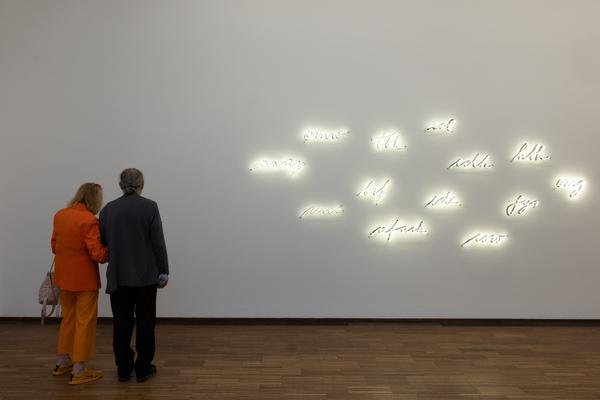 Brigitte Kowanz &quot;Licht ist, was wir sehen&quot; (Albertina, 18.7. - 16.11.2025) Foto: eSeL.at - Lorenz Seidler