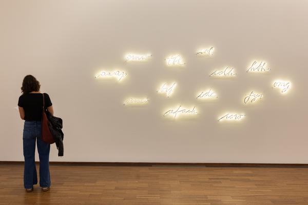 Brigitte Kowanz &quot;Licht ist, was wir sehen&quot; (Albertina, 18.7. - 16.11.2025) Foto: eSeL.at - Lorenz Seidler