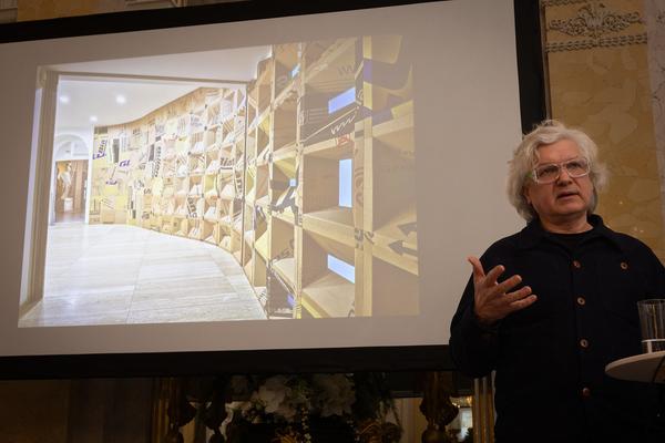 Peter Sandbichler &amp; Liddy Scheffknecht @ 15 Minutes - Faszination Papier (Albertina Museunsaal, 4.3.2026) Foto: eSeL.at - Lorenz Seidler