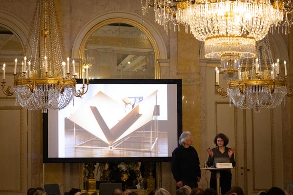 Peter Sandbichler &amp; Liddy Scheffknecht @ 15 Minutes - Faszination Papier (Albertina Museunsaal, 4.3.2026) Foto: eSeL.at - Lorenz Seidler