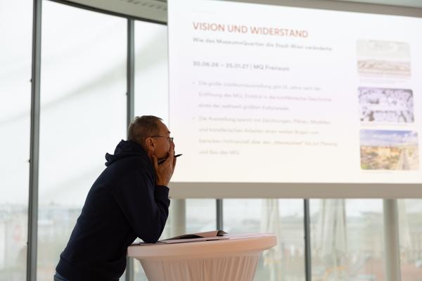 MuseumsQuartier Wien Pressekonferenz: 25 Jahre MQ "Generation MQ" (16.12.2025) Foto: eSeL.at - Lorenz Seidler