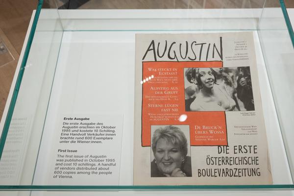 30 Jahre Augustin (Wien Museum Community Gallery, 18.9. - 23.112025) Foto: eSeL.at - Lorenz Seidler