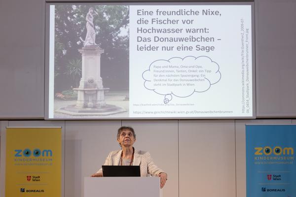 93. Kindervorlesung: Verena Winiwarter "Wiener Donau-Geschichten" (Zoom Kindermuseum, 15.3.2026) Foto: eSeL.at - Lorenz Seidler