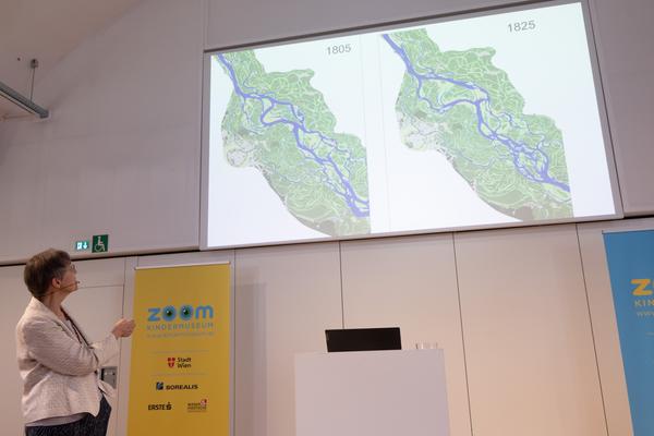 93. Kindervorlesung: Verena Winiwarter "Wiener Donau-Geschichten" (Zoom Kindermuseum, 15.3.2026) Foto: eSeL.at - Lorenz Seidler