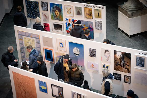 Akademie Auktion 2026 (Akademie der bildenden Künste Wien - Prospekthof, 21.01.2026) Foto: eSeL.at - Joanna Pianka