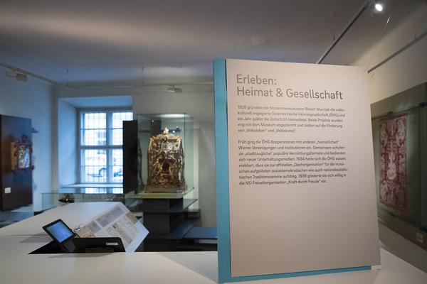 Volkskundemueum: Heimat:Machen. Das Volkskundemuseum in Wien zwischen Alltag und Politik (18.10.2017 – 11.03.2018) https://esel.at/termin/92998 | Foto: eSeL Foto: eSeL.at - Lorenz Seidler