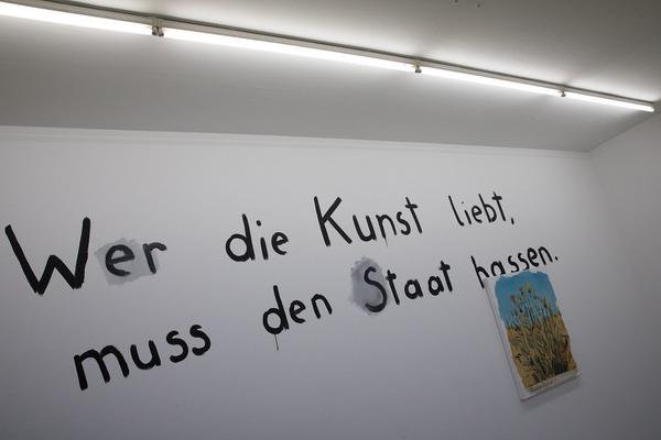 Knoll Galerie: Non Government Art - Erste Jahresschau der Wiener Antisten (09.11.2017 -  20.1.2018) https://esel.at/termin/93418 | Foto: eSeL Foto: eSeL.at - Lorenz Seidler