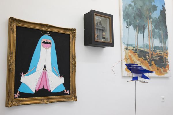 Knoll Galerie: Non Government Art - Erste Jahresschau der Wiener Antisten (09.11.2017 -  20.1.2018) https://esel.at/termin/93418 | Foto: eSeL Foto: eSeL.at - Lorenz Seidler
