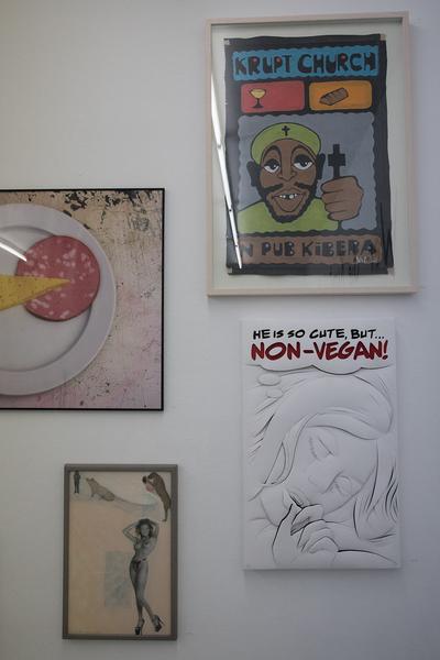 Knoll Galerie: Non Government Art - Erste Jahresschau der Wiener Antisten (09.11.2017 -  20.1.2018) https://esel.at/termin/93418 | Foto: eSeL Foto: eSeL.at - Lorenz Seidler