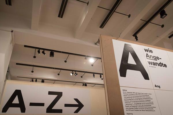 MAK: Ästhetik der Veränderung. 1867–2017: Von A bis Z - 150 Jahre Universität für angewandte Kunst (15.12.2017 - 15.4.2018, Eröffnung) http://www.mak.at/aesthetikderveraenderung | Foto: eSeL Foto: eSeL.at - Lorenz Seidler