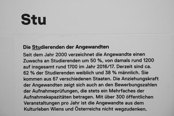MAK: Ästhetik der Veränderung. 1867–2017: Von A bis Z - 150 Jahre Universität für angewandte Kunst (15.12.2017 - 15.4.2018, Eröffnung) http://www.mak.at/aesthetikderveraenderung | Foto: eSeL Foto: eSeL.at - Lorenz Seidler
