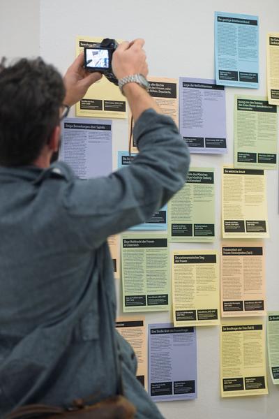 Kunst im öffentlichen Raum Niederösterreich: 100 Jahre Frauenwahlrecht (Präsentation: ) http://www.publicart.at/de/projekte/kuratiert/2018100jahrefrauenwahlrecht | Foto: eSeL.at - Joanna Pianka Foto: eSeL.at - Lorenz Seidler