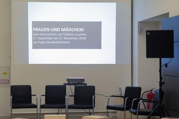Kunst im öffentlichen Raum Niederösterreich: 100 Jahre Frauenwahlrecht (Präsentation: ) http://www.publicart.at/de/projekte/kuratiert/2018100jahrefrauenwahlrecht | Foto: eSeL.at - Joanna Pianka Foto: eSeL.at - Lorenz Seidler