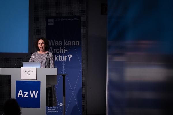 Architekturzentrum Wien: Vortrag Yvonne Farrell (Grafton Architects) — „One thing leads to an­other“ (20.6.2018) https://esel.cc/YvonneFarrell_AzW | Foto: eSeL Foto: eSeL.at - Lorenz Seidler