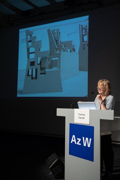 Architekturzentrum Wien: Vortrag Yvonne Farrell (Grafton Architects) — „One thing leads to an­other“ (20.6.2018) https://esel.cc/YvonneFarrell_AzW | Foto: eSeL Foto: eSeL.at - Lorenz Seidler