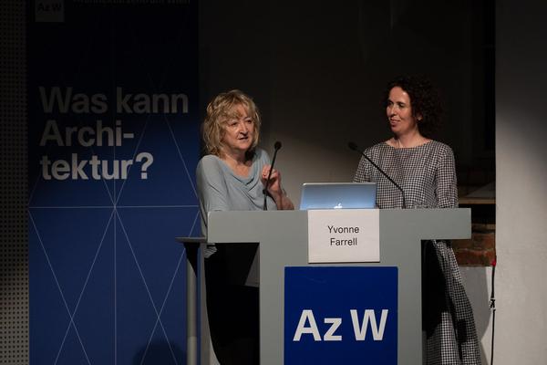 Architekturzentrum Wien: Vortrag Yvonne Farrell (Grafton Architects) — „One thing leads to an­other“ (20.6.2018) https://esel.cc/YvonneFarrell_AzW | Foto: eSeL Foto: eSeL.at - Lorenz Seidler