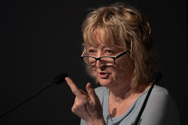 Architekturzentrum Wien: Vortrag Yvonne Farrell (Grafton Architects) — „One thing leads to an­other“ (20.6.2018) https://esel.cc/YvonneFarrell_AzW | Foto: eSeL Foto: eSeL.at - Lorenz Seidler