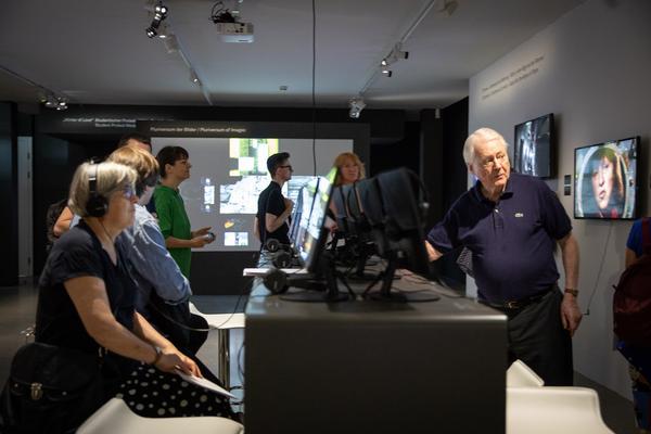 Belvedere 21: Alexander Kluge: Pluriversum (6.6. - 30.9.2018, Pressegespräch) https://esel.at/termin/94339 | Foto: eSeL Foto: eSeL.at - Lorenz Seidler