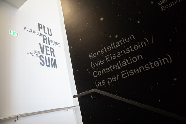 Belvedere 21: Alexander Kluge: Pluriversum (6.6. - 30.9.2018, Pressegespräch) https://esel.at/termin/94339 | Foto: eSeL Foto: eSeL.at - Lorenz Seidler