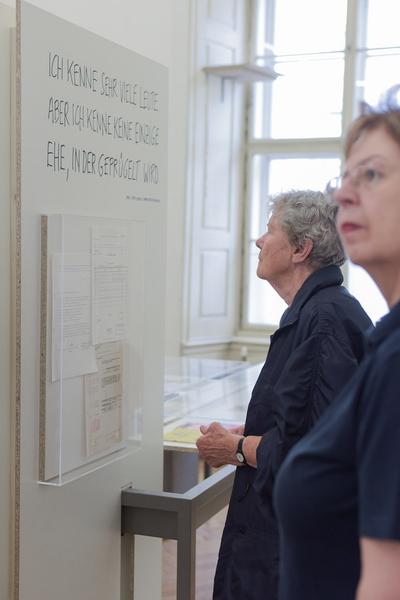 Volkskundemuseum: Kuratorinführung - „Am Anfang war ich sehr verliebt ...“ 40 Jahre Wiener Frauenhäuser (7.6.2018) https://www.volkskundemuseum.at/frauenhaeuser | Foto: eSeL.at - Joanna Pianka Foto: eSeL.at - Joanna Pianka