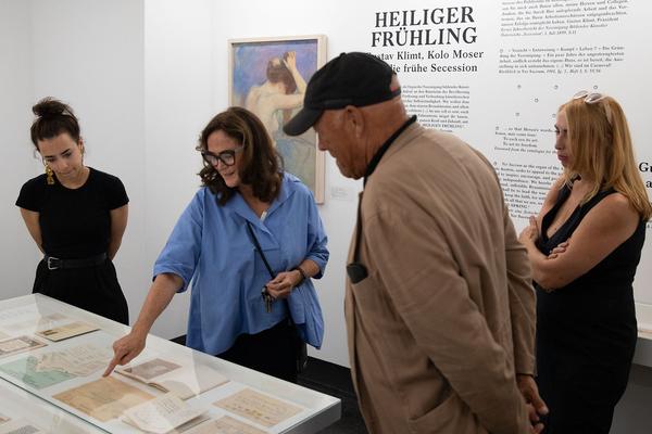 Secession: Gebäude-Führung / Freunde der Secession (13.9.2018) https://www.secession.at/ueber-die-freunde | Foto: eSeL Foto: eSeL.at - Lorenz Seidler