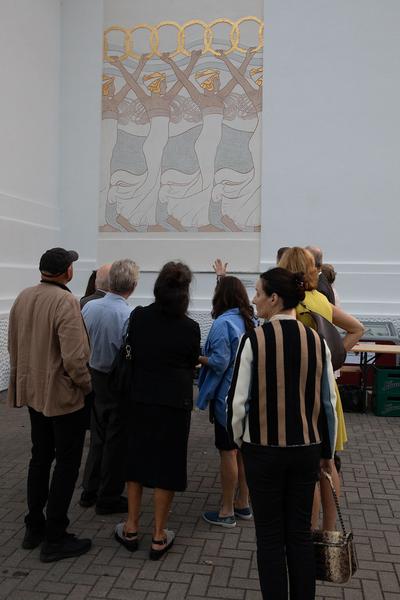 Secession: Gebäude-Führung / Freunde der Secession (13.9.2018) https://www.secession.at/ueber-die-freunde | Foto: eSeL Foto: eSeL.at - Lorenz Seidler