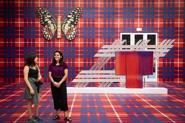 Secession: Anthea Hamilton - The New Life (Eröffnung, 13.9.2018) https://www.secession.at/exhibition/anthea-hamilton | Foto: eSeL Foto: eSeL.at - Lorenz Seidler