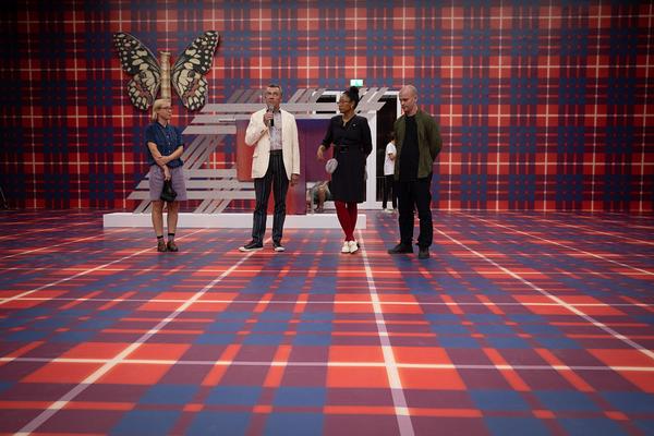Secession: Anthea Hamilton - The New Life (Eröffnung, 13.9.2018) https://www.secession.at/exhibition/anthea-hamilton | Foto: eSeL Foto: eSeL.at - Lorenz Seidler