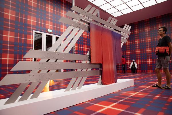 Secession: Anthea Hamilton - The New Life (Eröffnung, 13.9.2018) https://www.secession.at/exhibition/anthea-hamilton | Foto: eSeL Foto: eSeL.at - Lorenz Seidler