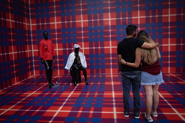 Secession: Anthea Hamilton - The New Life (Eröffnung, 13.9.2018) https://www.secession.at/exhibition/anthea-hamilton | Foto: eSeL Foto: eSeL.at - Lorenz Seidler