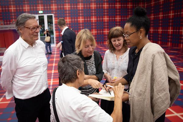 Secession: Anthea Hamilton - The New Life (Eröffnung, 13.9.2018) https://www.secession.at/exhibition/anthea-hamilton | Foto: eSeL Foto: eSeL.at - Lorenz Seidler