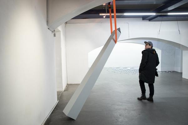 das weisse haus: Felix-Benedikt Sturm 
 "at the waterhole“ (21.2. - 28.3.2018, Eröffnung) https://esel.at/termin/94932 | Foto: eSeL Foto: eSeL.at - Lorenz Seidler