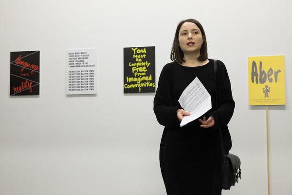 das weisse haus: Eröffnung "Current Signs“ (21.2. - 28.3.2018, Eröffnung) https://esel.at/termin/94932 | Foto: eSeL Foto: eSeL.at - Lorenz Seidler