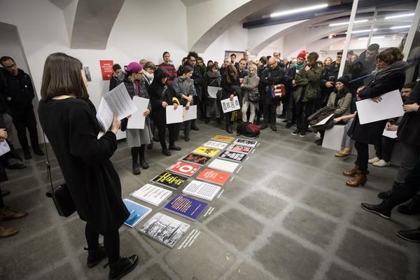 das weisse haus: Eröffnung "Current Signs“ (21.2. - 28.3.2018, Eröffnung) https://esel.at/termin/94932 | Foto: eSeL Foto: eSeL.at - Lorenz Seidler