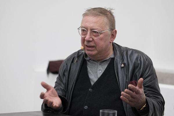 Secession: Rudolf Polanszky im Gespräch mit Andreas Reiter Raabe (23.3.2018, Freunde der Secession) https://esel.at/termin/95113 | Foto: eSeL Foto: eSeL.at - Lorenz Seidler