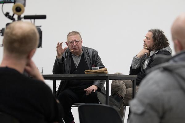 Secession: Rudolf Polanszky im Gespräch mit Andreas Reiter Raabe (23.3.2018, Freunde der Secession) https://esel.at/termin/95113 | Foto: eSeL Foto: eSeL.at - Lorenz Seidler