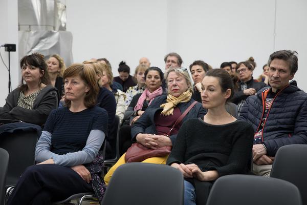 Secession: Rudolf Polanszky im Gespräch mit Andreas Reiter Raabe (23.3.2018, Freunde der Secession) https://esel.at/termin/95113 | Foto: eSeL Foto: eSeL.at - Lorenz Seidler