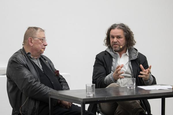 Secession: Rudolf Polanszky im Gespräch mit Andreas Reiter Raabe (23.3.2018, Freunde der Secession) https://esel.at/termin/95113 | Foto: eSeL Foto: eSeL.at - Lorenz Seidler