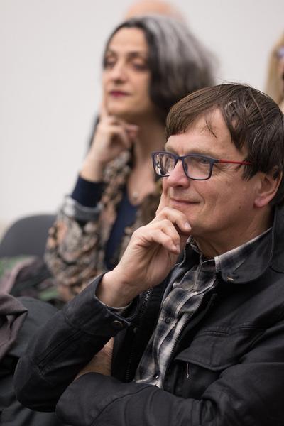 Secession: Rudolf Polanszky im Gespräch mit Andreas Reiter Raabe (23.3.2018, Freunde der Secession) https://esel.at/termin/95113 | Foto: eSeL Foto: eSeL.at - Lorenz Seidler