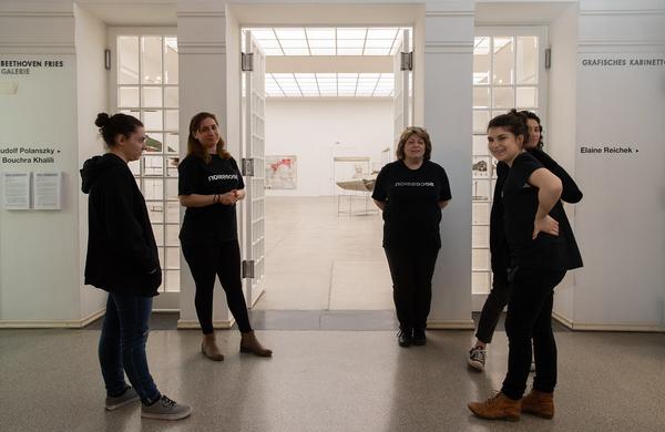 Secession: Eröffnung Bouchra Khalili & Elaine Reichek (12.4.2018) https://www.secession.at/ | Foto: eSeL Foto: eSeL.at - Lorenz Seidler
