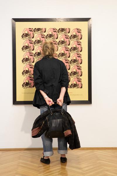 Secession: Elaine Reichek - Now If I Had Been Writing This Story (13.4. – 3.6.2018) https://www.secession.at/exhibition/elaine-reichek | Foto: eSeL Foto: eSeL.at - Lorenz Seidler
