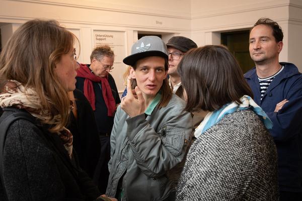 Secession: Eröffnung Bouchra Khalili & Elaine Reichek (12.4.2018) https://www.secession.at/ | Foto: eSeL Foto: eSeL.at - Lorenz Seidler