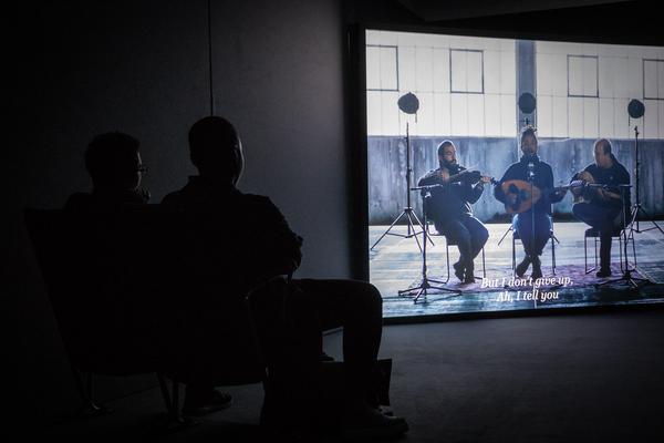 Secession: Bouchra Khalili (13.4. – 17.6.2018) https://www.secession.at/exhibition/bouchra-khalili/ | Foto: eSeL Foto: eSeL.at - Lorenz Seidler