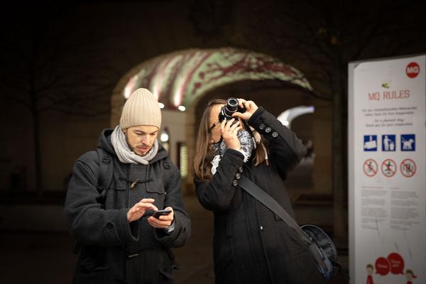 MuseumsQuartier: Instawalk Themenpassagen im MQ (28.11.2018) https://esel.cc/MQpassagen | Foto: eSeL Foto: eSeL.at - Lorenz Seidler