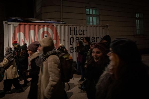 MuseumsQuartier: Eröffnung Brücken- & Sternenpassage (28.11.2018) https://esel.cc/MQpassagen | Foto: eSeL Foto: eSeL.at - Lorenz Seidler