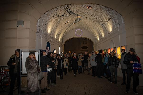 MuseumsQuartier: Eröffnung Brücken- & Sternenpassage (28.11.2018) https://esel.cc/MQpassagen | Foto: eSeL Foto: eSeL.at - Lorenz Seidler