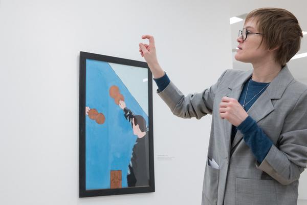 mumok: Bruno Gironcoli. In der Arbeit schüchtern bleiben (3.2. - 27.5.2018, Pressekonferenz / Kuratorinführung) https://www.mumok.at/de/ausstellungen | Foto: eSeL Foto: eSeL.at - Lorenz Seidler